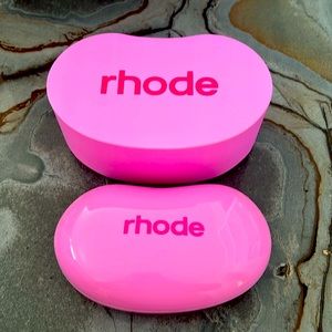 RHODE box and rubber jellybean shaped pouch